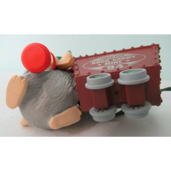 Hallmark Keepsake Magic Light Ornament North Pole Rock Candy Miner Dated 1994 - Picture 6 of 12